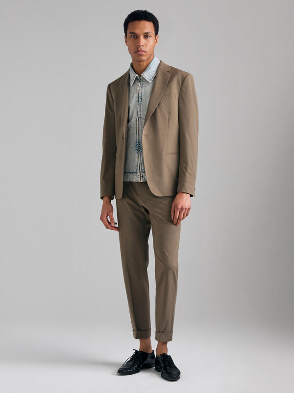 Blazer de abotoadura simples - blazers para homem | Sisley