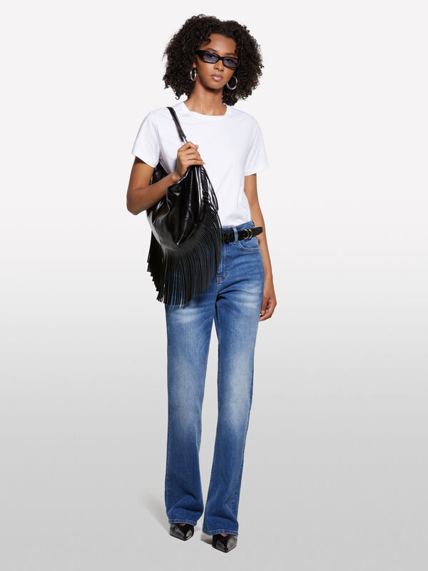 Jeans slim fit azul vintage - jeans slim fit para mulher | Sisley