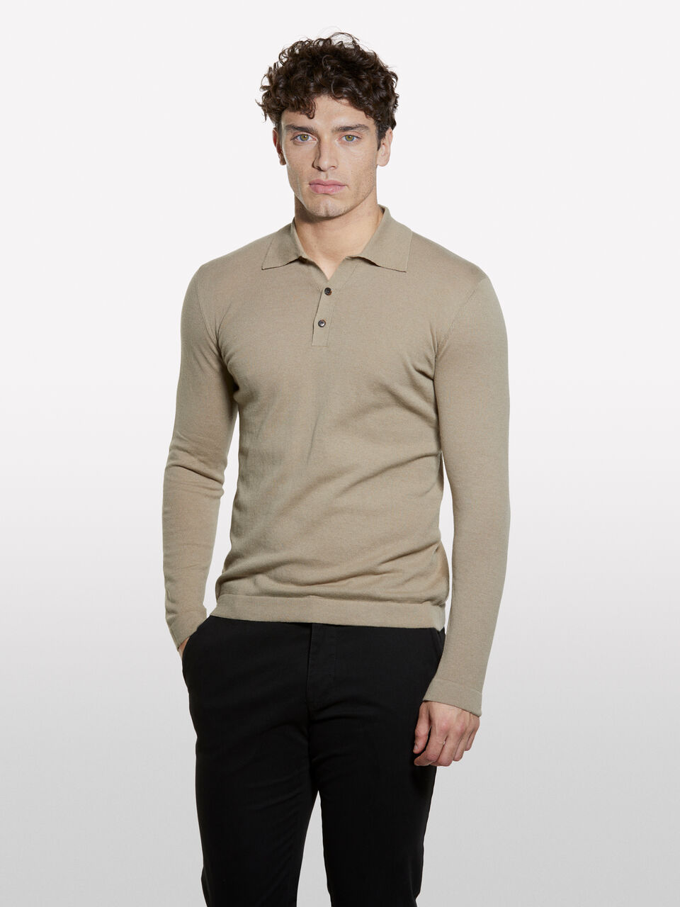 L/S POLO SHIRT Homem image number null