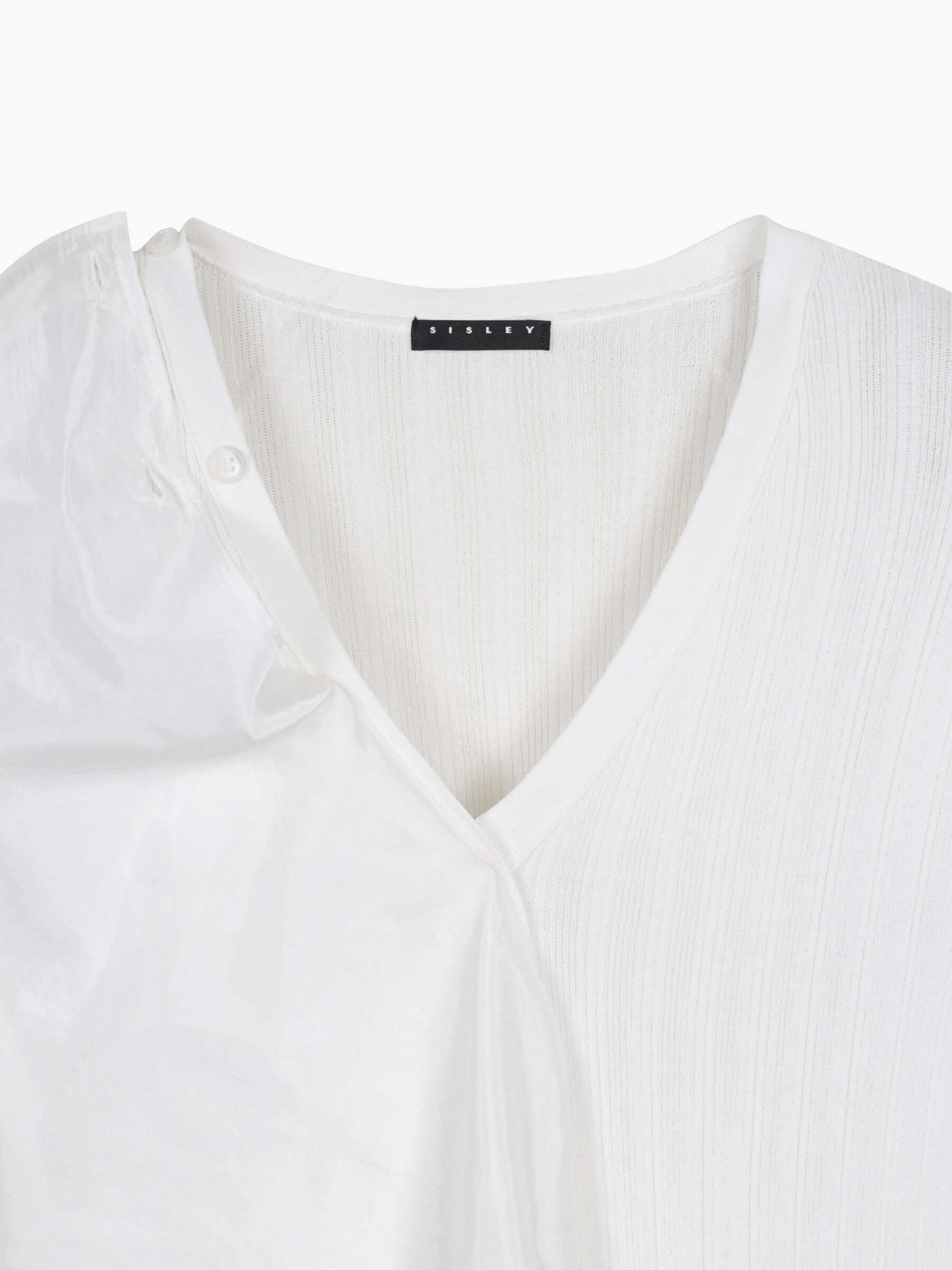 SLEEVELESS SWEATER Mulher image number null