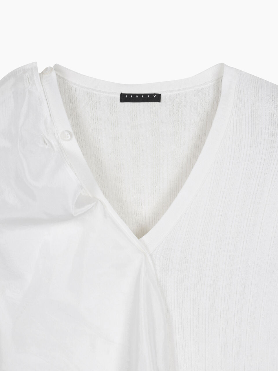 SLEEVELESS SWEATER Mulher image number null