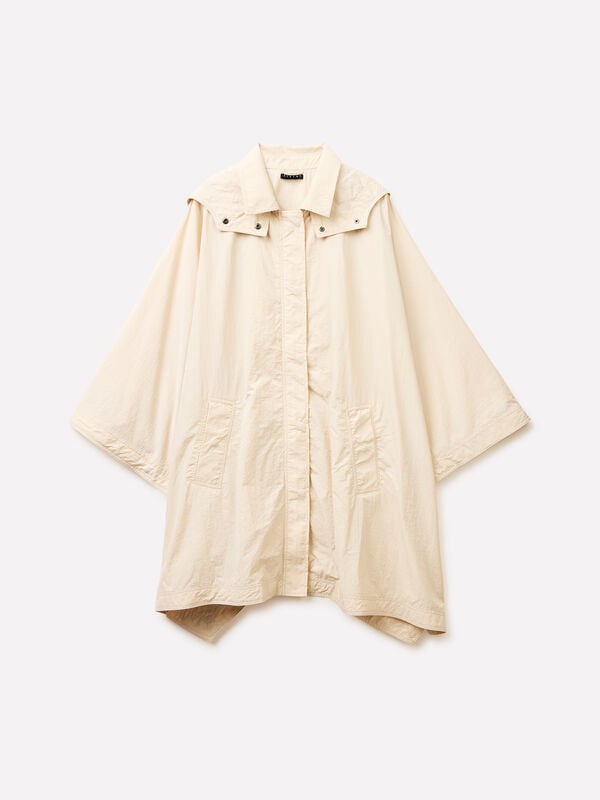 Poncho encerado - parka de mulher | Sisley