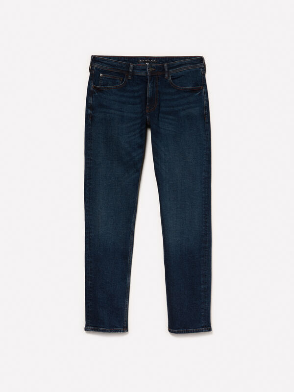Jeans Style 74 slim fit azul Jeans Style 74 slim fit azul - jeans slim fit para homem | Sisley