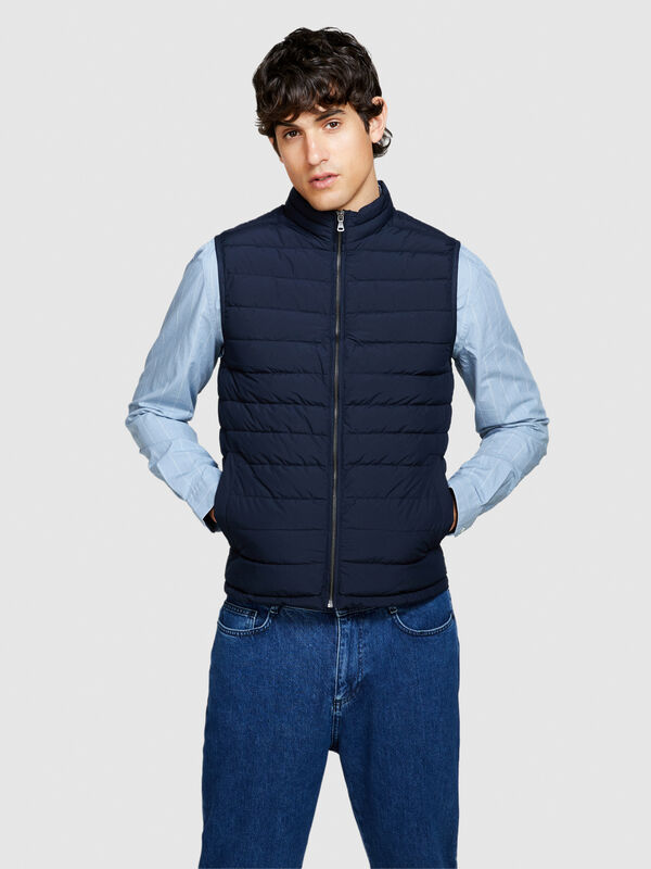 Colete acolchoado - casacos de penas e casacos acolchoados para homem | Sisley