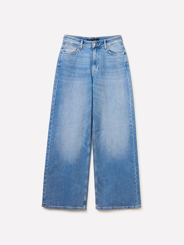 Jeans Style 72 wide fit - jeans palazzo para mulher | Sisley