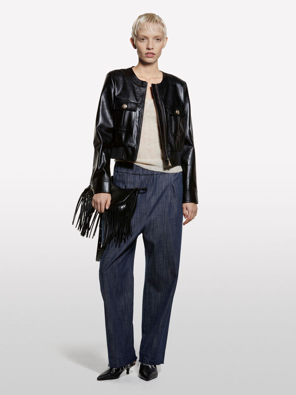 Top de malha branco nata - tops para mulher | Sisley