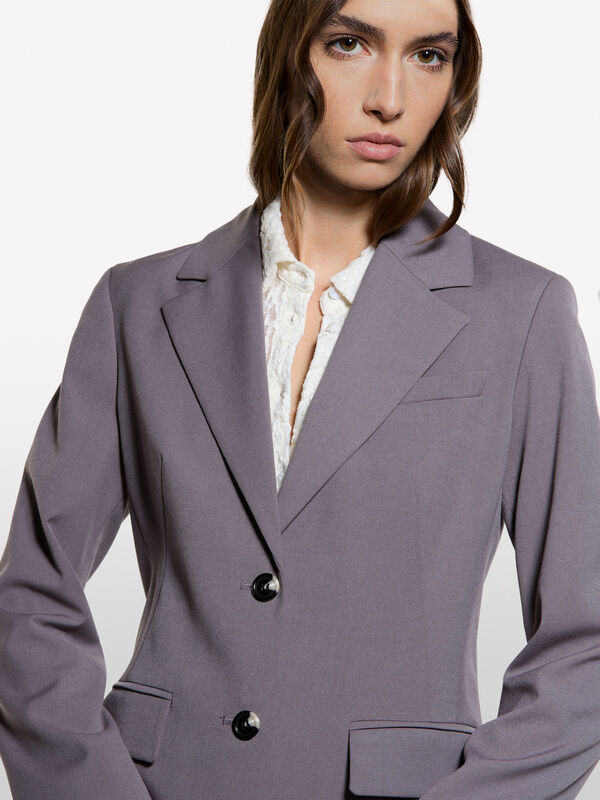 Blazer comprido slim fit - blazers para mulher | Sisley