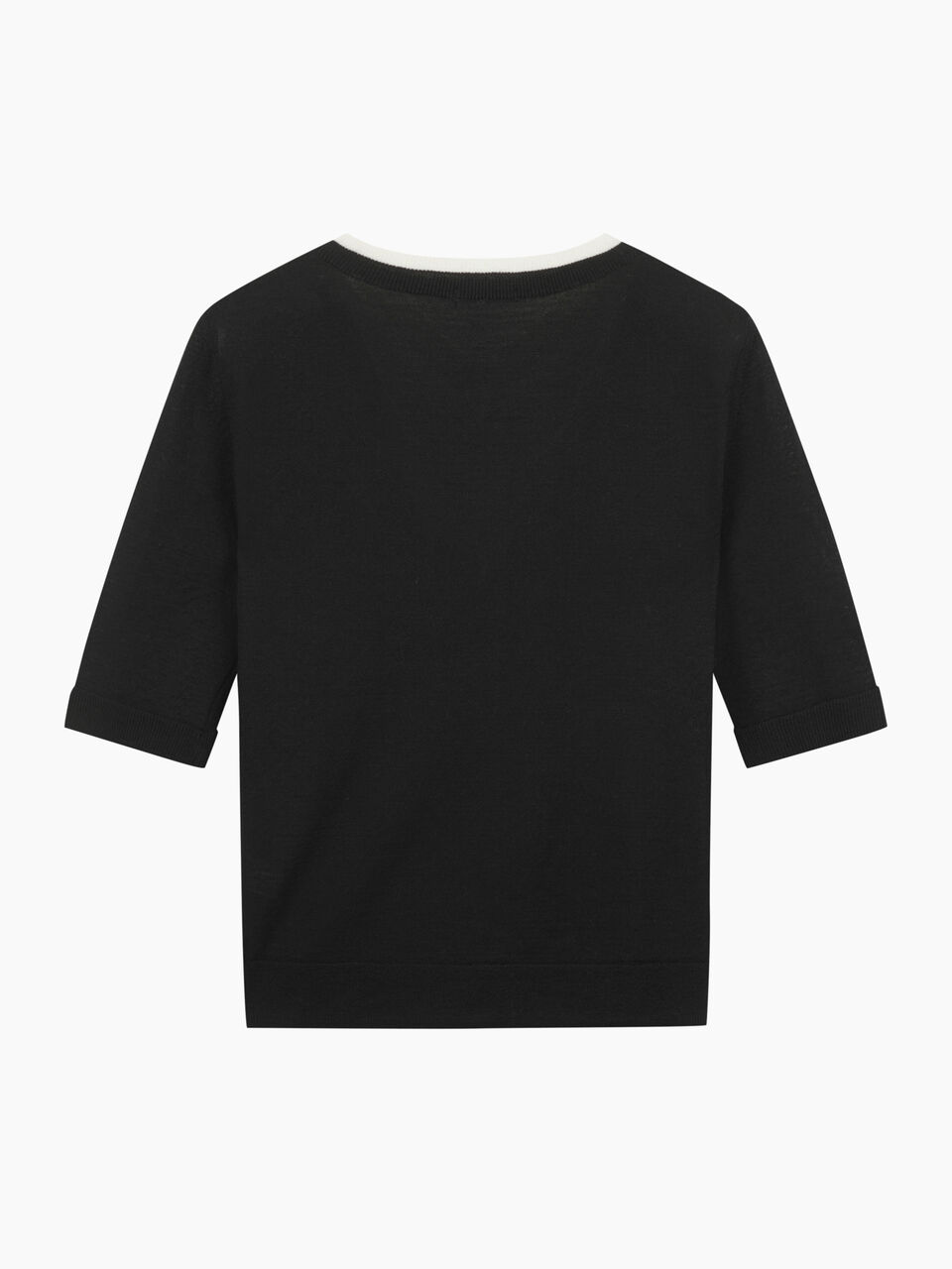 V NECK SWEATER H/S Mulher image number null