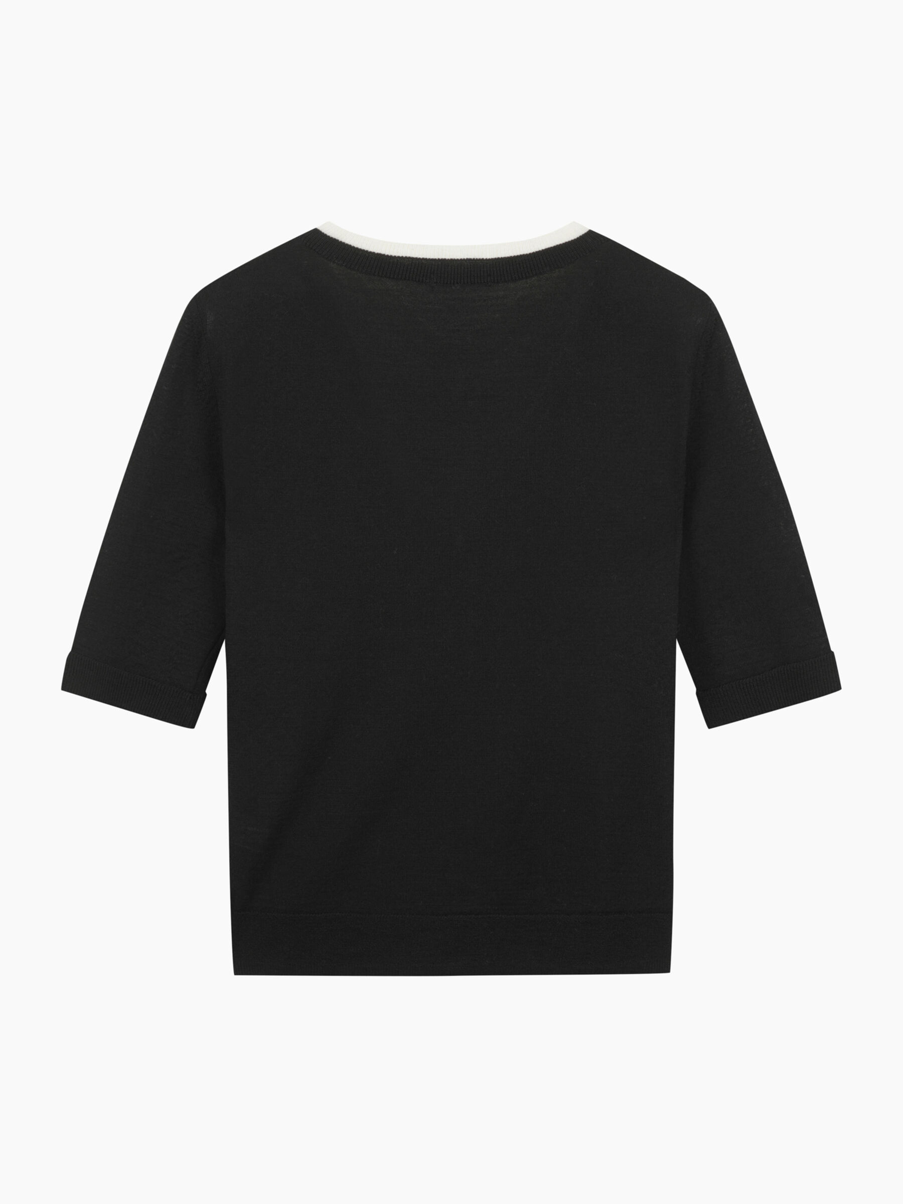 V NECK SWEATER H/S Mulher image number null