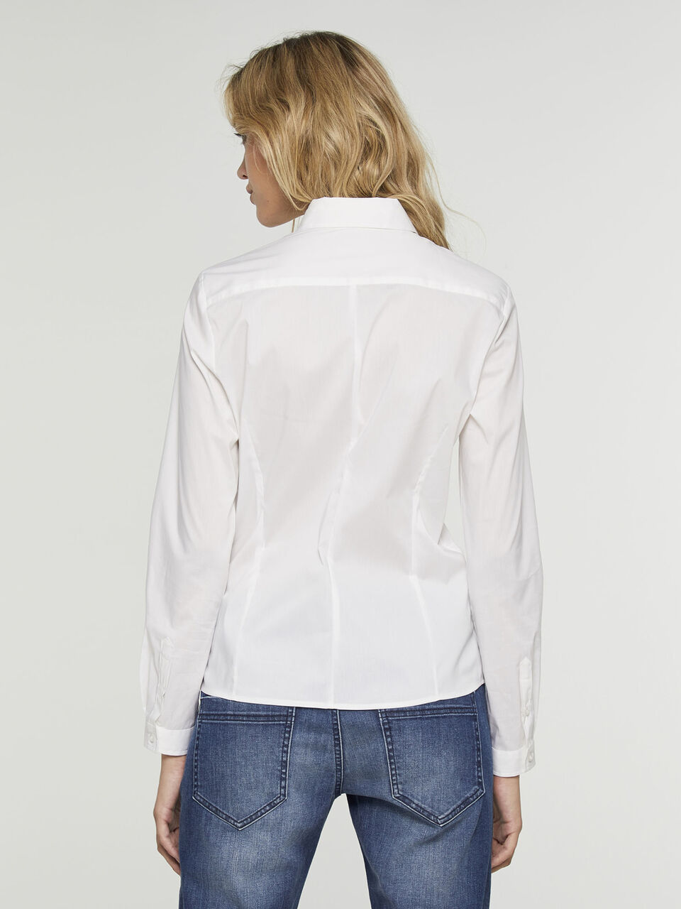 Slim fit shirt Mulher image number null