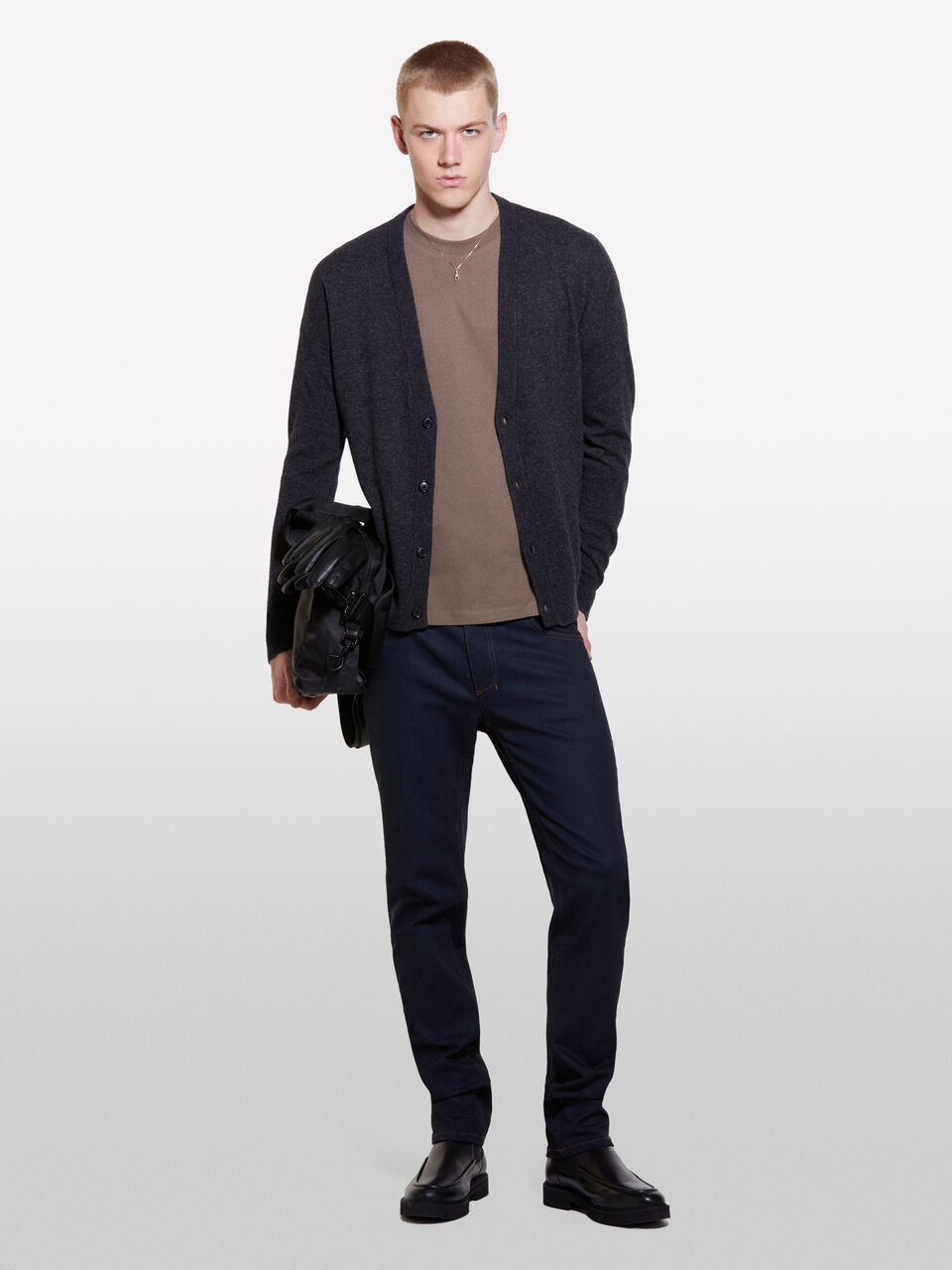 L/S CARDIGAN Homem image number null