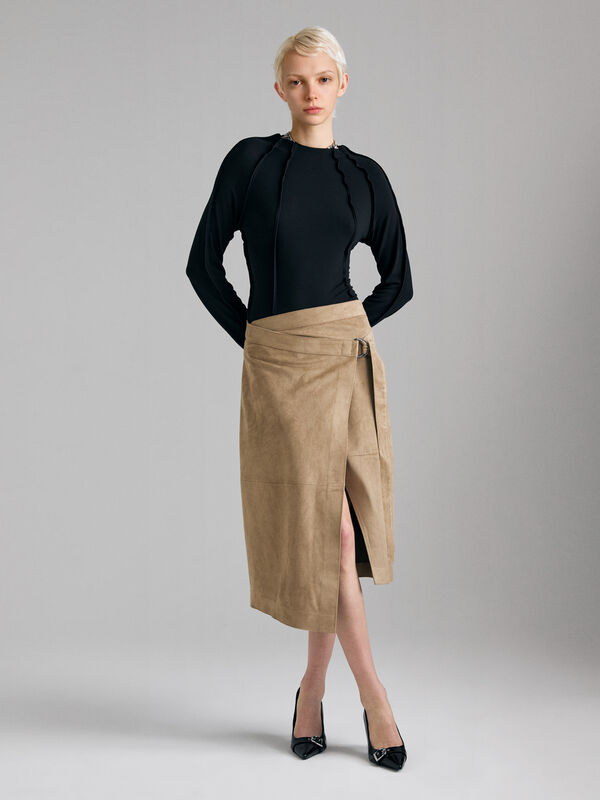 Saia envelope - saias midi, longuette mulher | Sisley