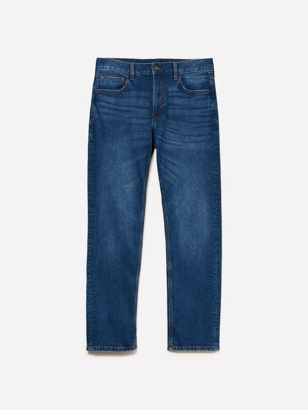 Jeans Style 75 regular fit azul - jeans regular para homem | Sisley