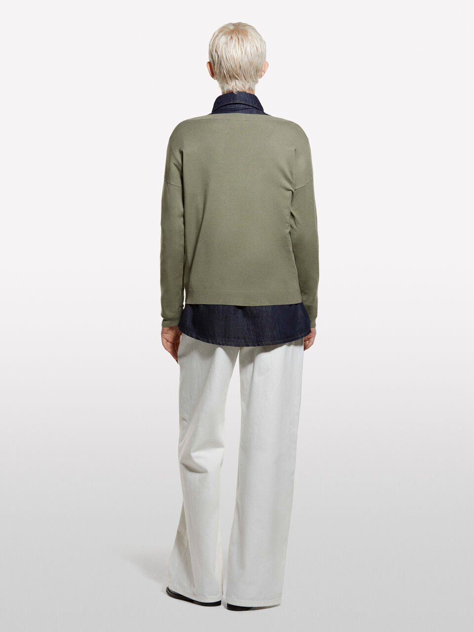 BOAT-NECK SWEAT.L/S Mulher image number null