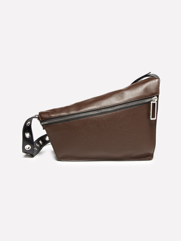 Bolsa de ombro assimétrica - bolsas tiracolo e de ombro para mulher | Sisley