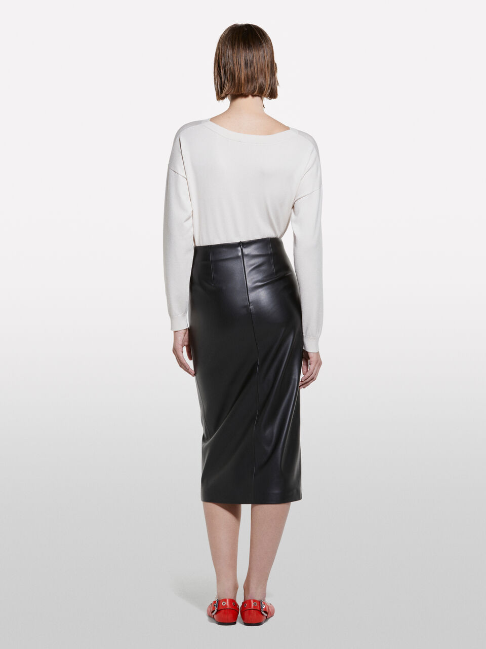 BOAT-NECK SWEAT.L/S Mulher image number null