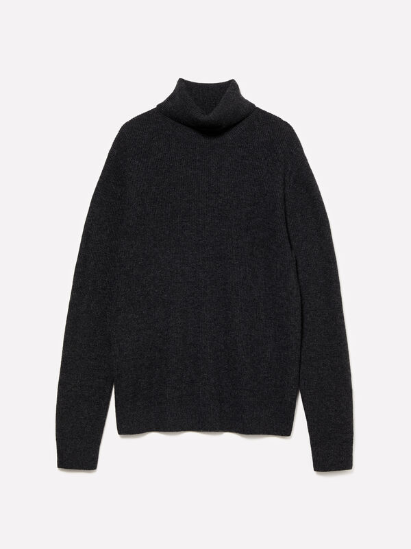High neck sweater - camisolas gola alta para homem | Sisley