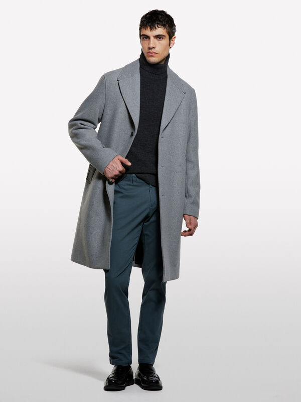 High neck sweater - camisolas gola alta para homem | Sisley