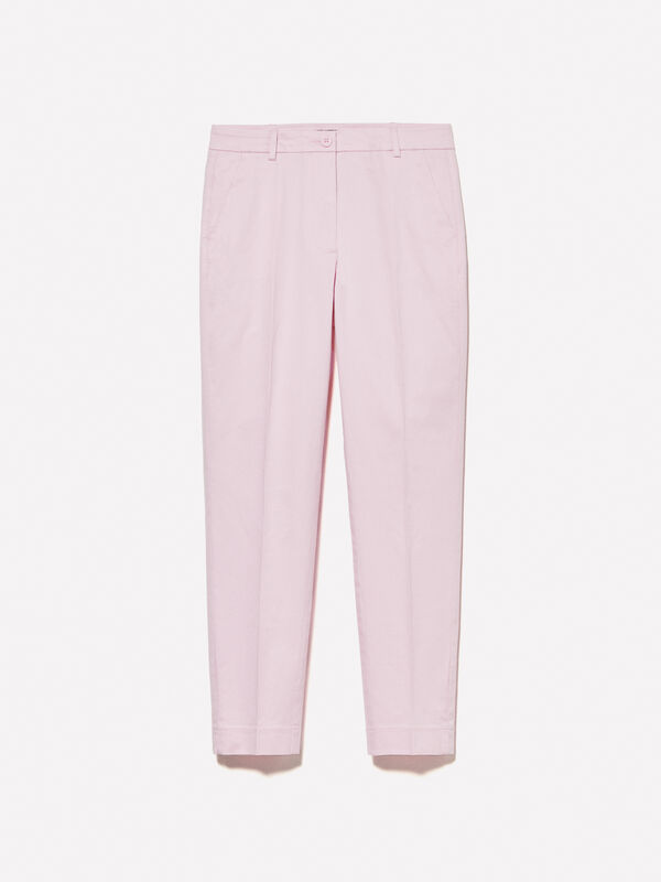Chinos rosa regular fit  Chinos rosa regular fit  - calças chinos para mulher | Sisley