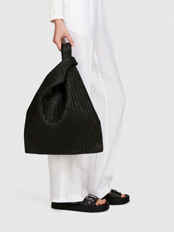 Shopper em palha - bolsas tote bag para mulher | Sisley