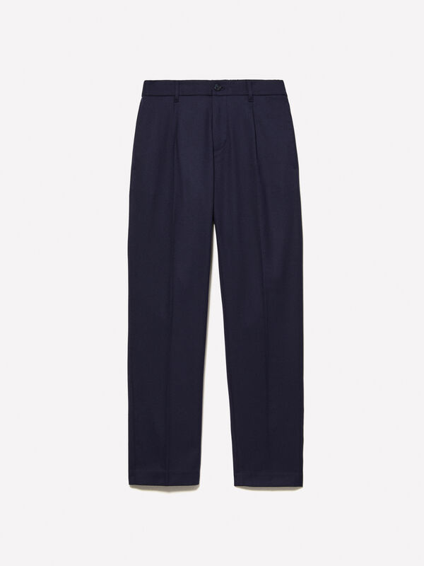 Joggers técnico azul-escuro - calças regular para homem | Sisley