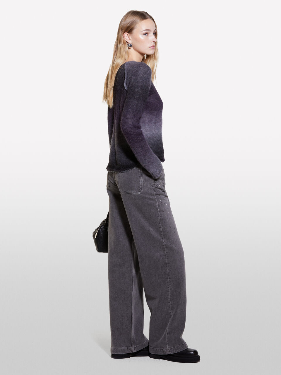 BOAT-NECK SWEAT.L/S Mulher image number null