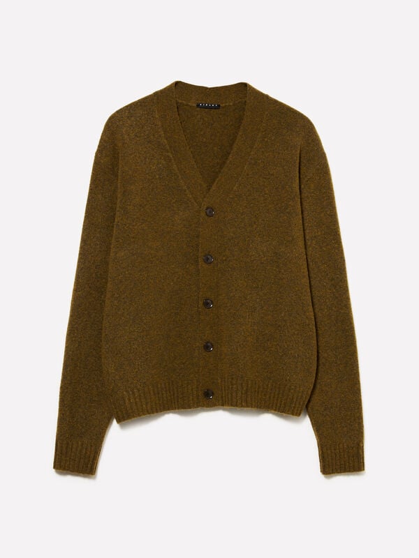 Cardigan with buttons - cardigãs para homem | Sisley