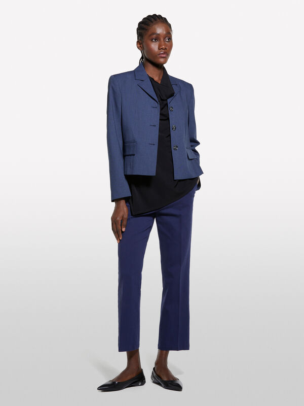 Top preto drapeado Top preto drapeado - tops para mulher | Sisley