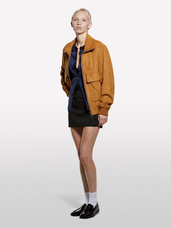 Blazer de malha navy Blazer de malha navy - blazers para homem | Sisley