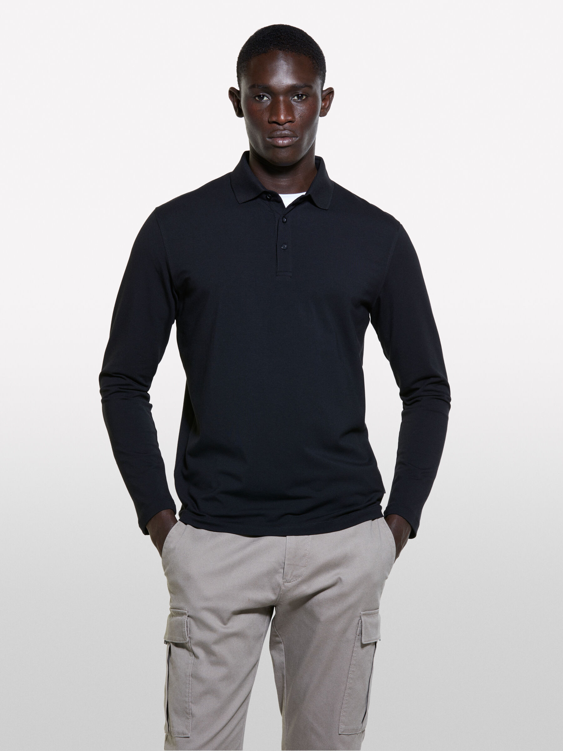 L/S POLO SHIRT Homem image number null