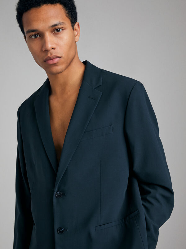 Blazer slim fit comfort fit - blazers para homem | Sisley