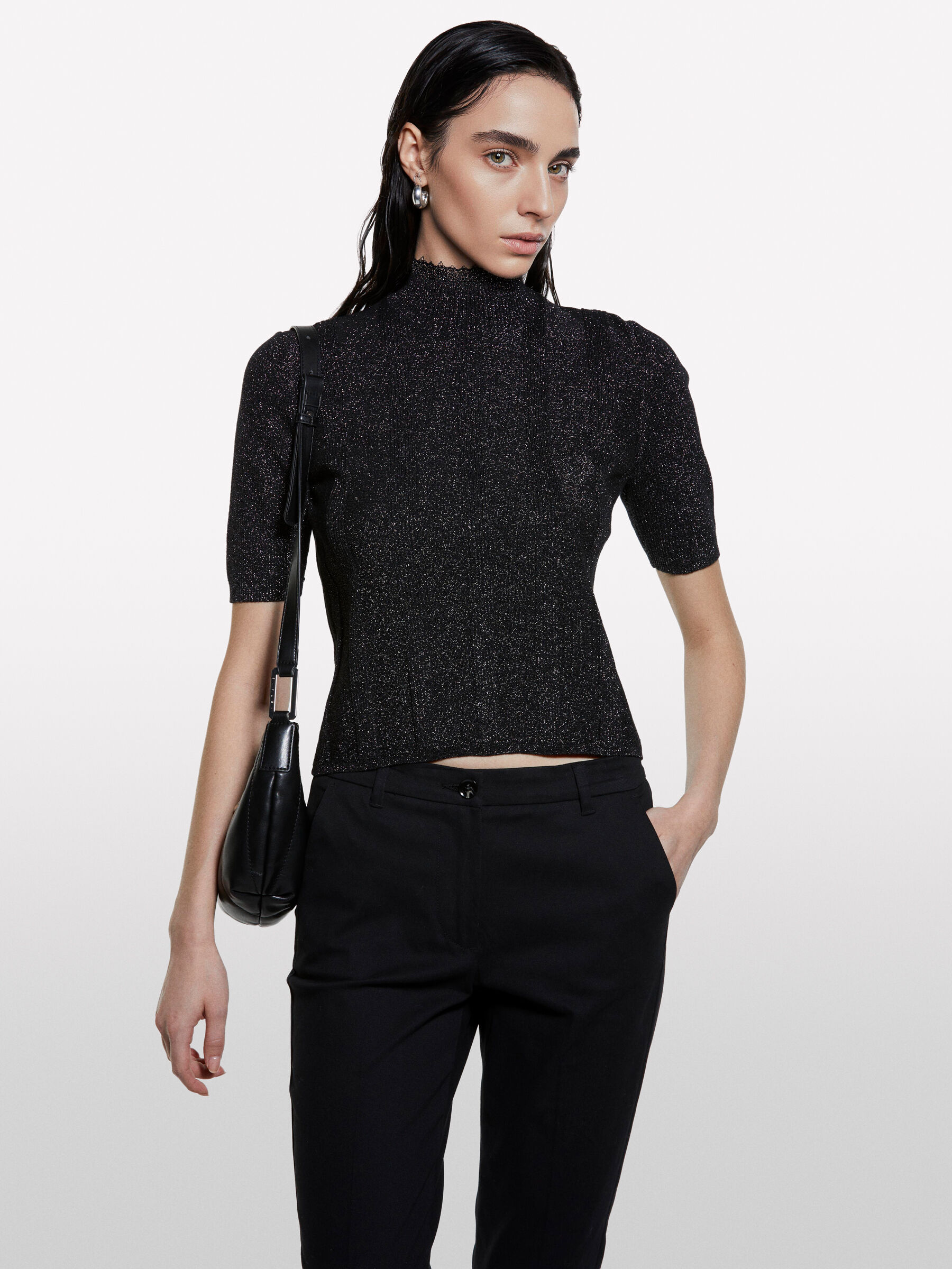 TURTLE NECK SWEATER Mulher image number null