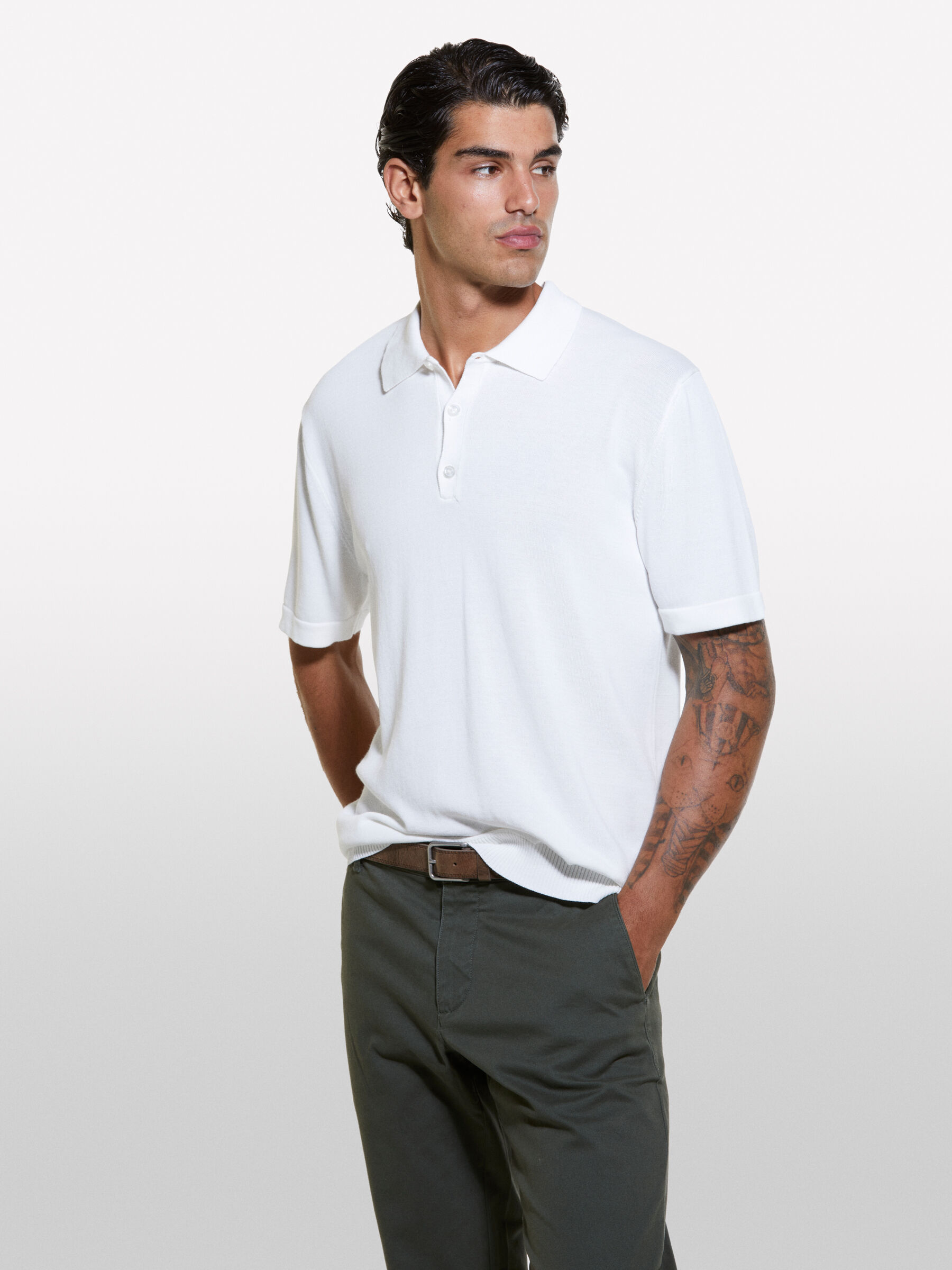 L/S POLO SHIRT Homem image number null