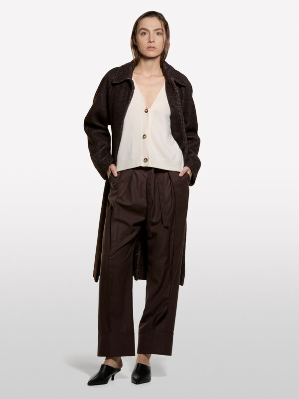 Cardigã over fit bege - cardigãs para mulher | Sisley