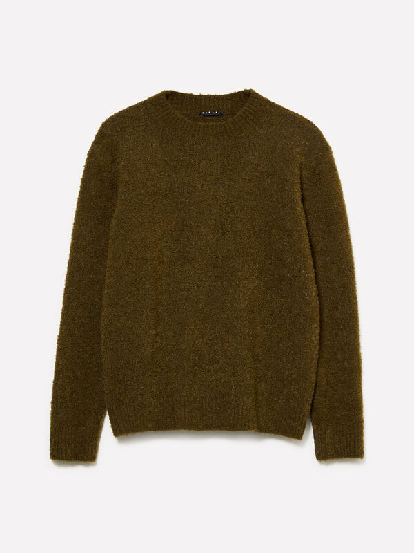 Bouclé sweater - camisolas gola redonda para homem | Sisley