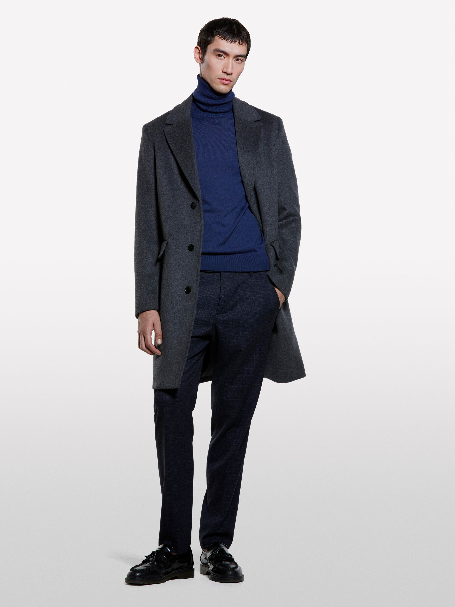 TURTLE NECK SWEATER Homem image number null