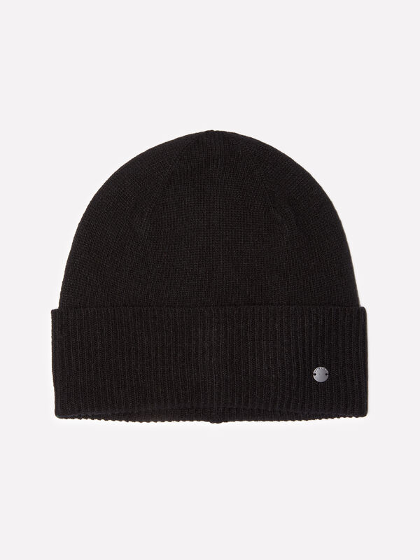 Black knit hat - chapéus para homem | Sisley
