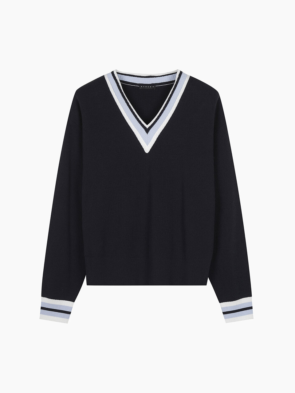 V NECK SWEATER L/S Mulher image number null