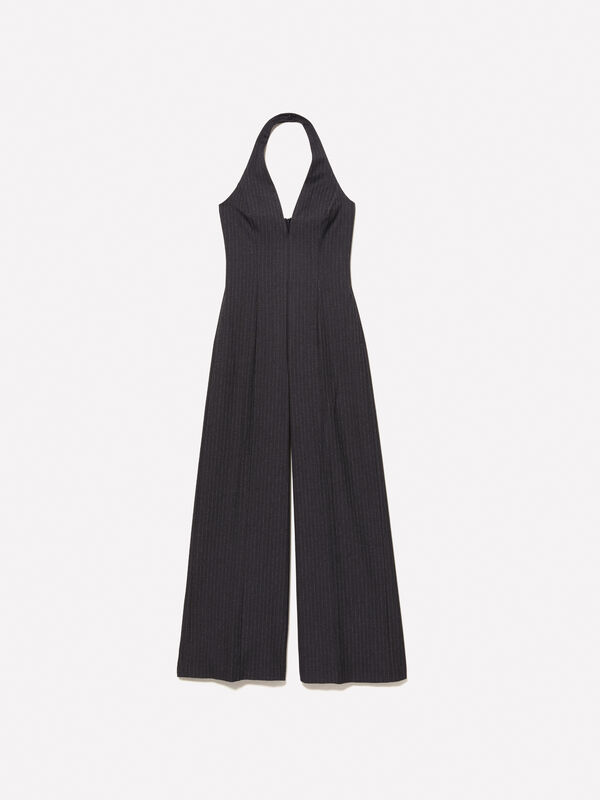 Macac&atilde;o risca de giz - macac&otilde;es jumpsuits para mulher | Sisley