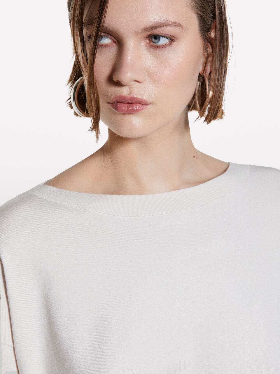 BOAT-NECK SWEAT.L/S Mulher image number null