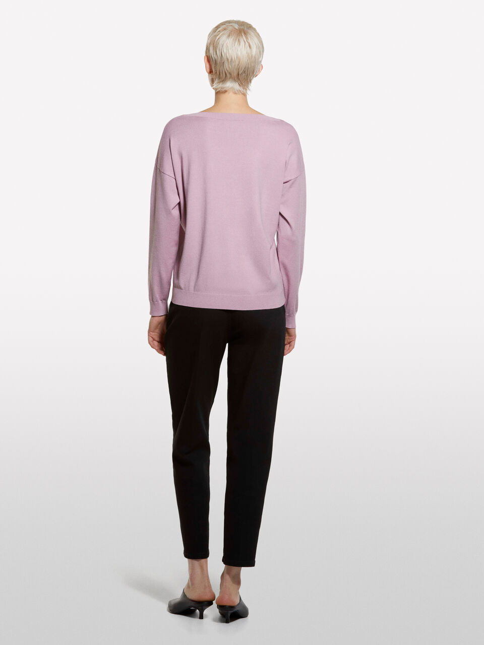 BOAT-NECK SWEAT.L/S Mulher image number null