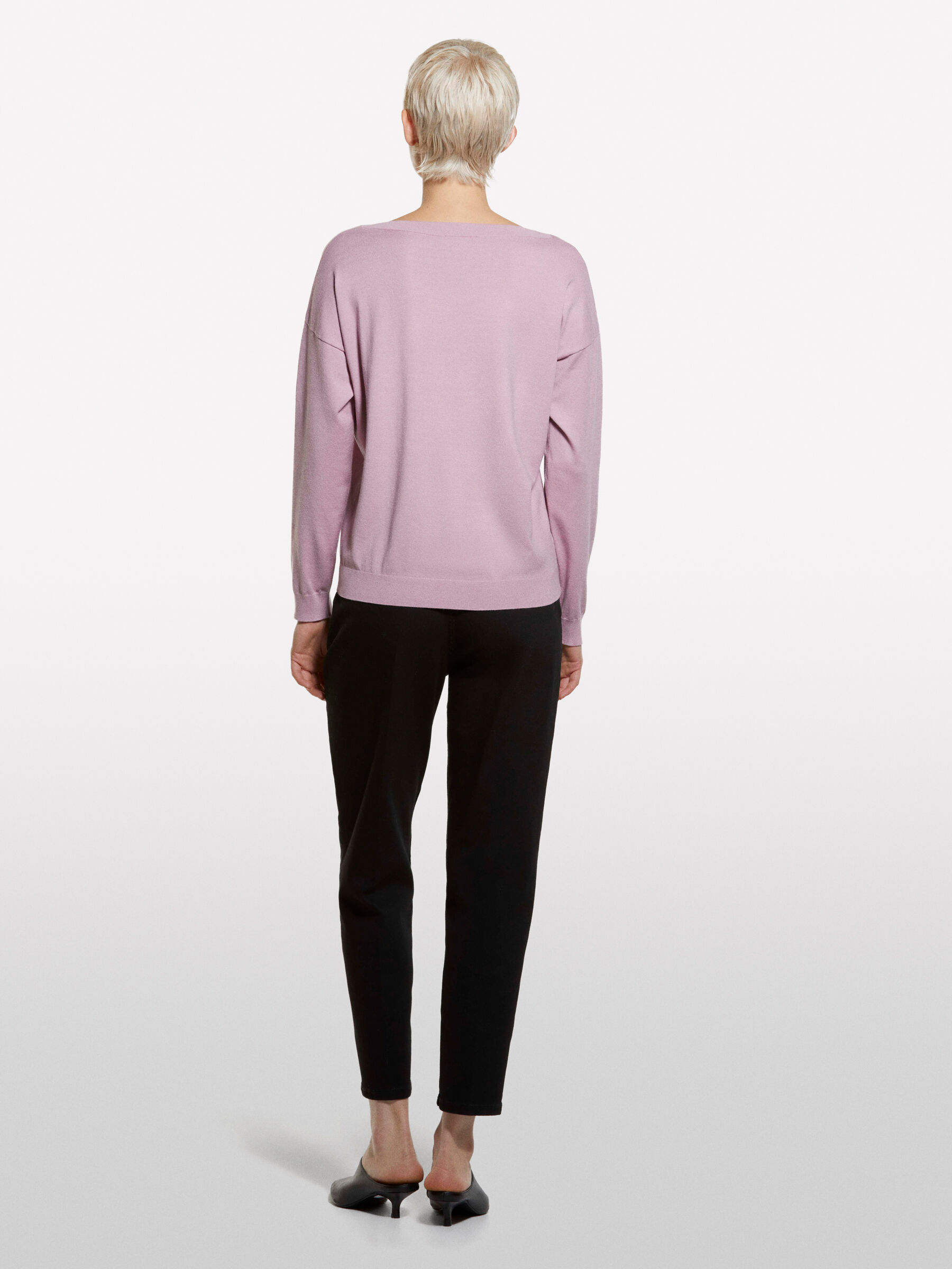 BOAT-NECK SWEAT.L/S Mulher image number null
