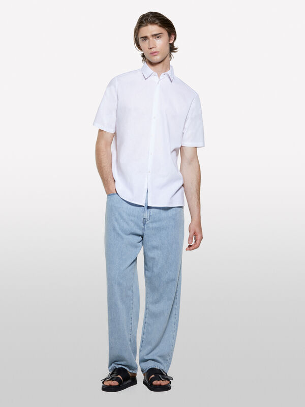 Jeans claro relaxed fit - jeans largos para homem | Sisley