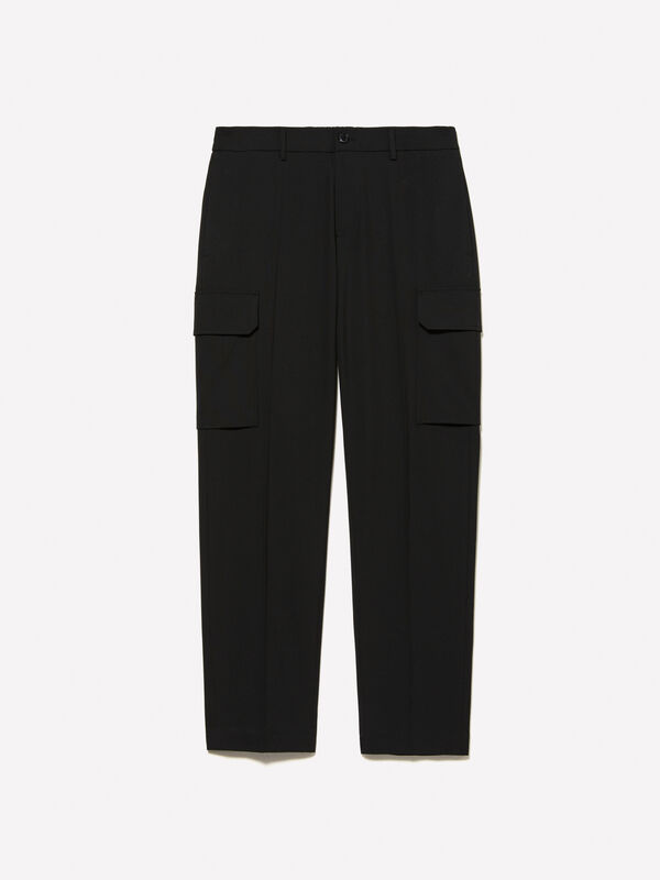 Calças jogger cargo - calças regular para homem | Sisley