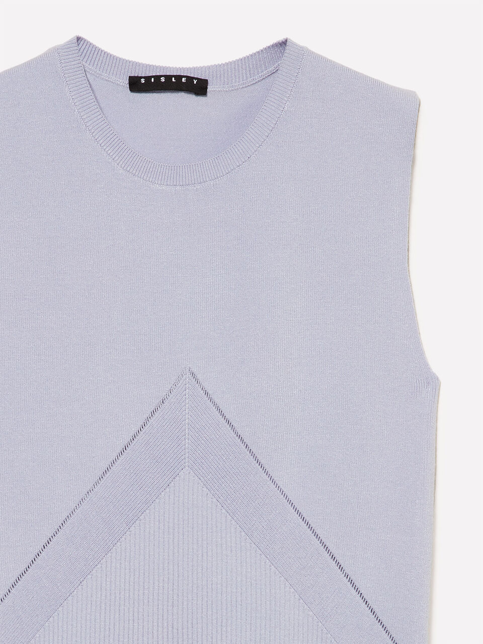 SLEEVELESS SWEATER Mulher image number null