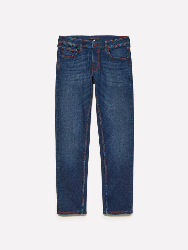 Jeans Style 74 slim fit azul - jeans slim fit para homem | Sisley