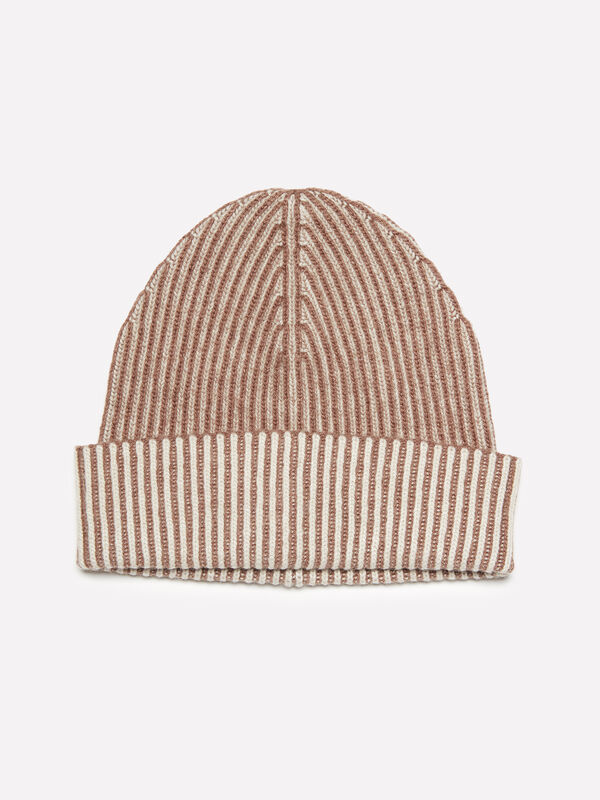 Gorro marrom de malha - chapéus para mulher | Sisley
