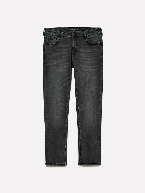 Jeans Style 73 skinny fit preto - jeans skinny fit para homem | Sisley