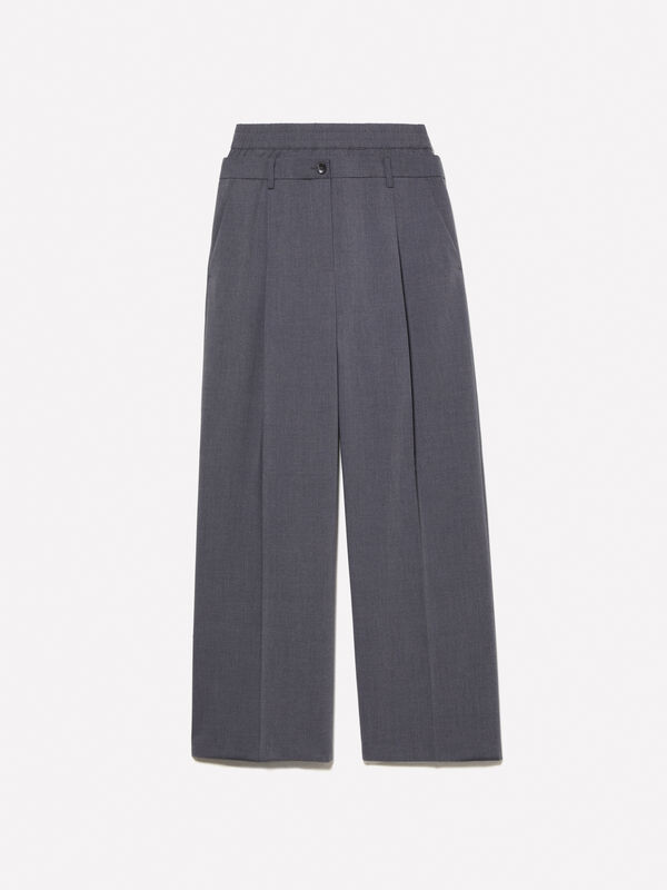 TROUSERS - calças palazzo para mulher | Sisley