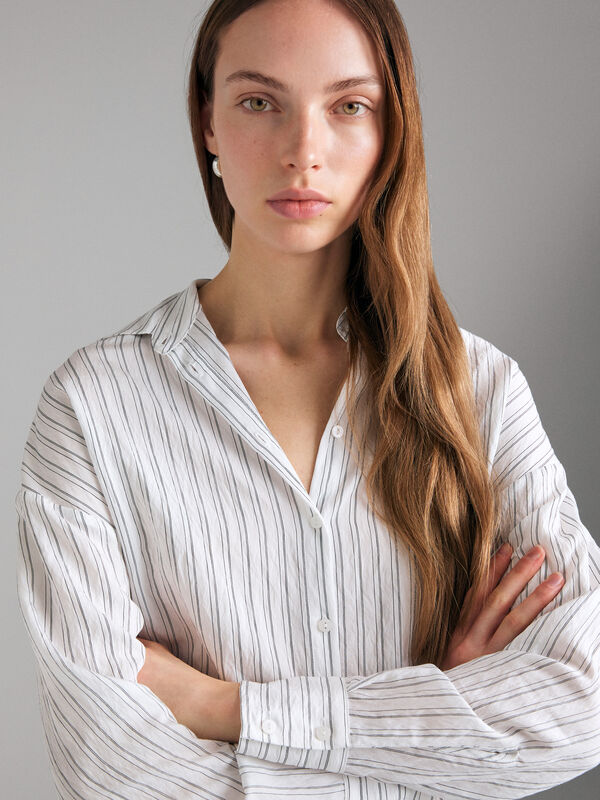 Camisa over fit - camisas para mulher | Sisley